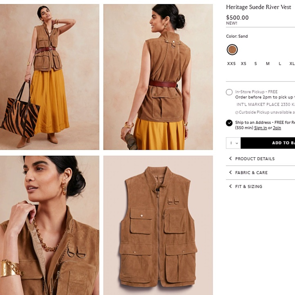 Heritage Suede River Vest